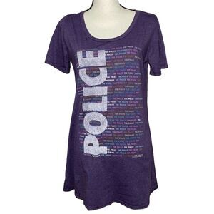The Police 80’s Rock Band 2011 Roxanne Music Long Shirt Live Nation Merchandise